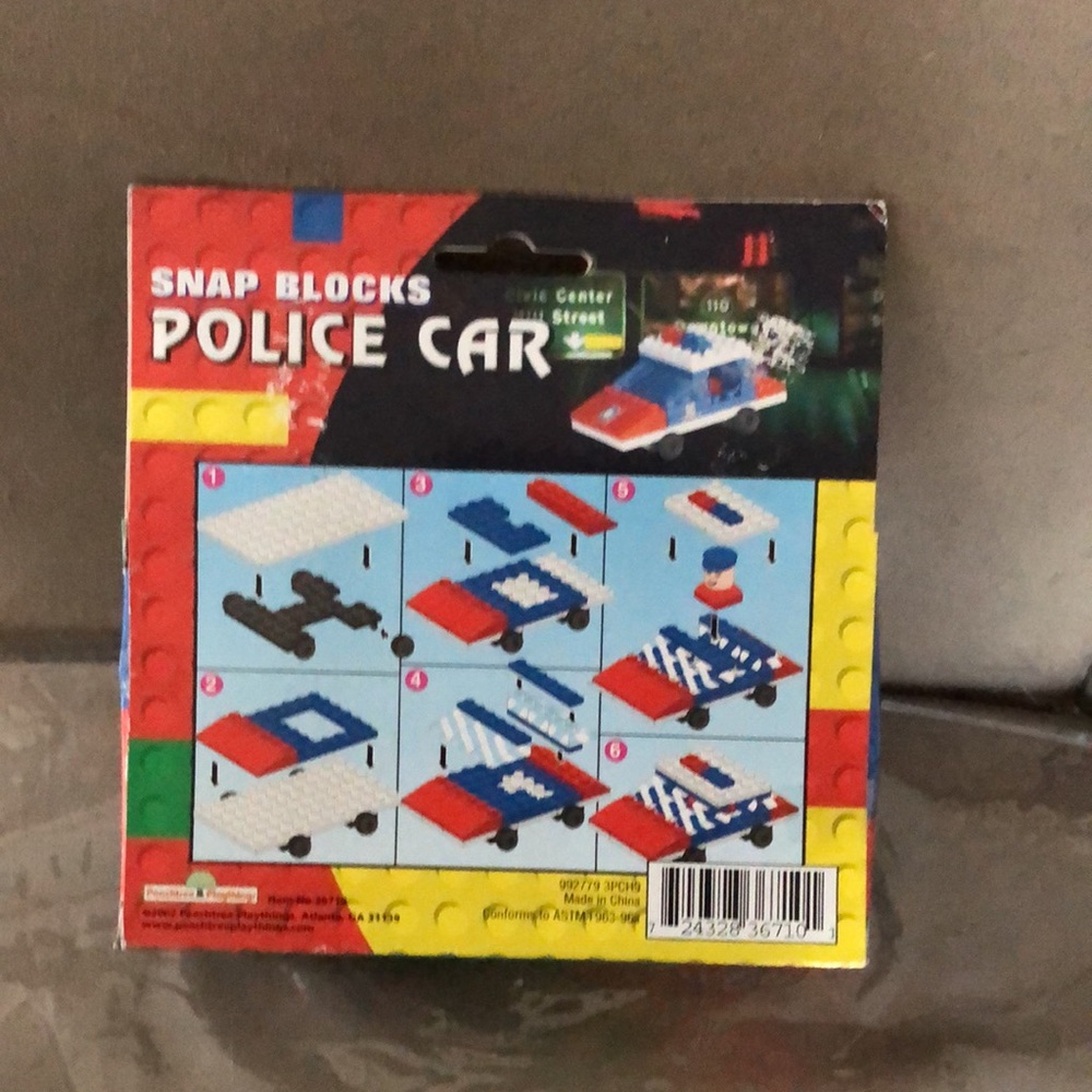 Snap Blocks Police Car - Picture 2 of 6